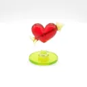Handcrafted Glass Heart (2)