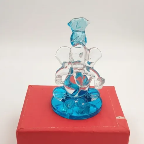 Handcrafted Glass Ganesha Idol (12)
