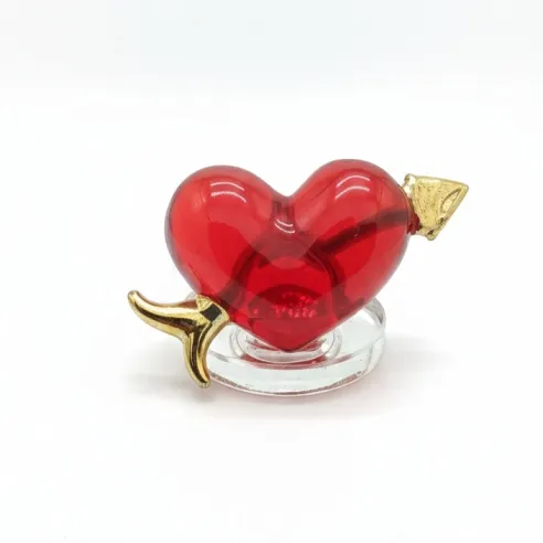 Heart with Golden Arrow handicraft (5)