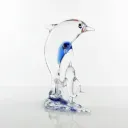 handicraft Glass Dolphin Pair (20)