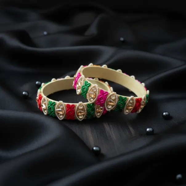 Traditional Artisan Bridal Bangles(B20) (2X4)