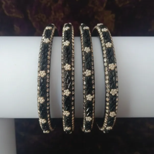 Midnight Bloom Bangles (B2) (2X4)