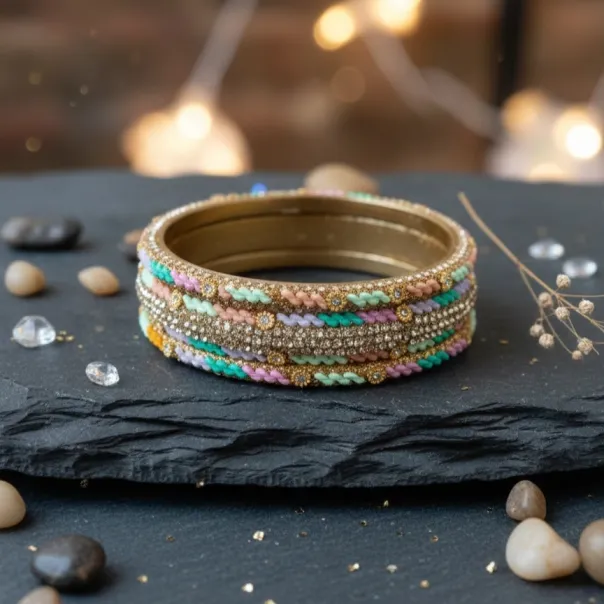 Elegant Handcrafted Multi-Color Bangles (B3)