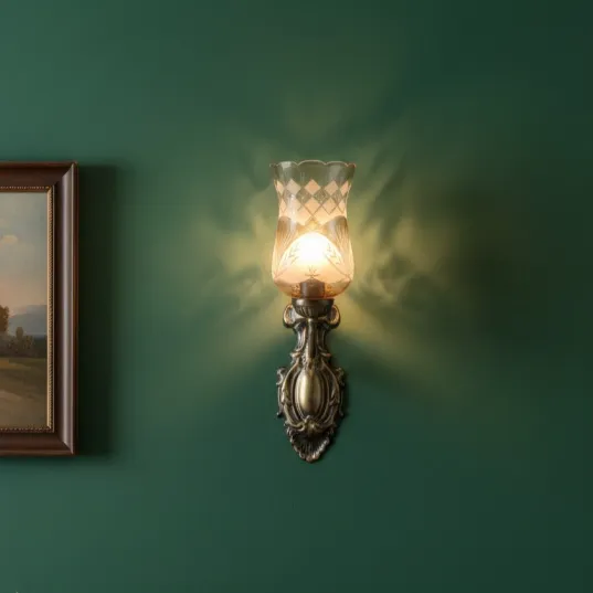 Elegant Vintage Brass Wall LIGHT (IW1)