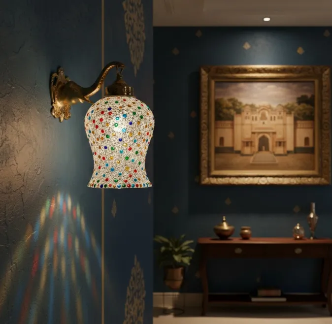 Royal Mosaic Glass Wall Lamp (IW2)