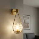 Elegant Golden Teardrop Wall Lamp(GL2)