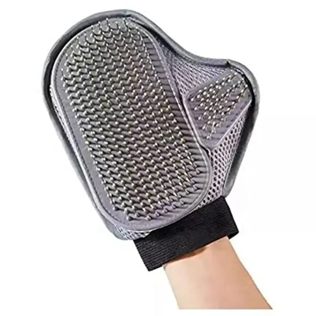 Grooming Gloves Cat Brushes Gloves for Gentle Shedding (T144)
