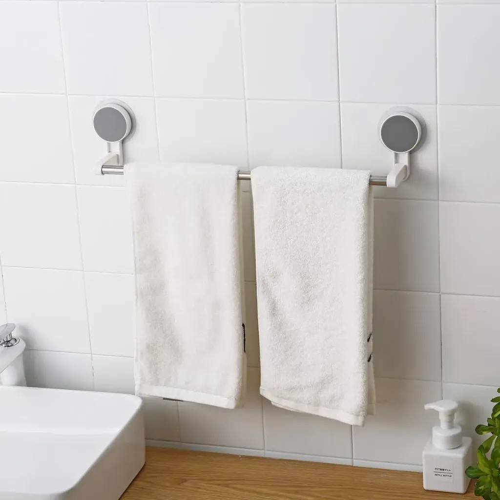 Plastic Wall Mounted Self Adhesive Magic Sticker Towel Holder (T146)