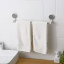 Plastic Wall Mounted Self Adhesive Magic Sticker Towel Holder (T146)