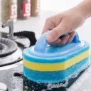 Handled Bathtub Scrubber Sponge Brush (T157)