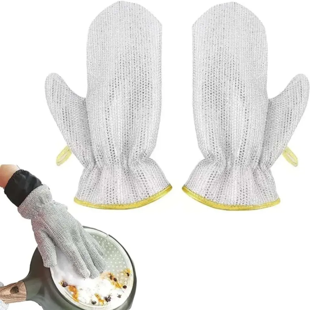 Dishwashing Hand Gloves Non Scratch Wire (T160)