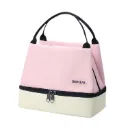 Double Deck Insulated Lunch Box Tote Bag(T205)