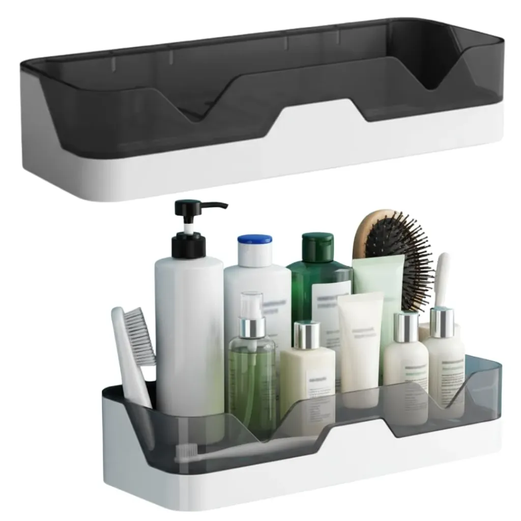 Plastic Wall Mounted Shelf Organizer(T245)