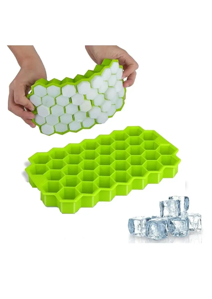 1 Pack Ice Cube Trays Silicone Ice Cube Molds (T247)