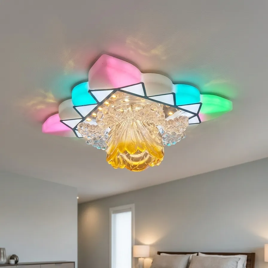 Floral Crystal LED Ceiling Light(DF1)