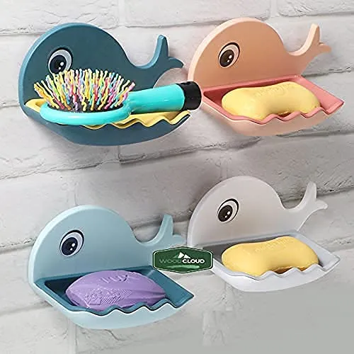 Cartoon Whale Draining Soap Dish(DN9)