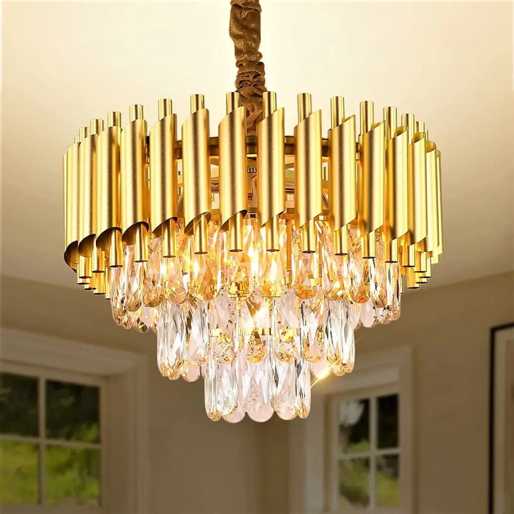 Chandeliers Gold 3-Tier (400mm)