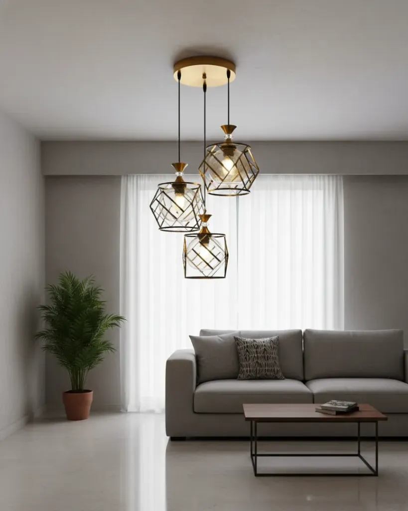 Round 3 Lights Hanging (7001)