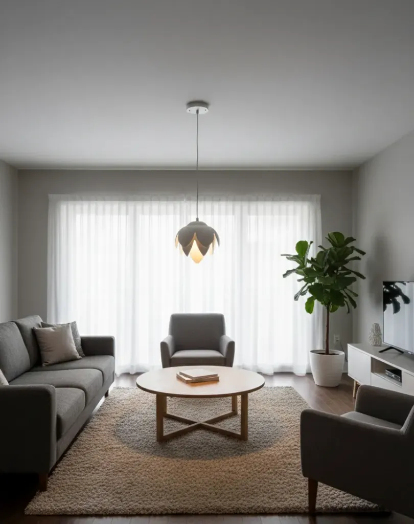 Lotus-Shaped 40 Watts Pendant Light,MODEL NO :- 2441